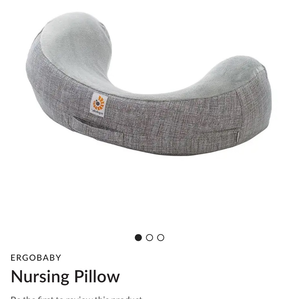 Ergobaby Gray Nursing Pillow